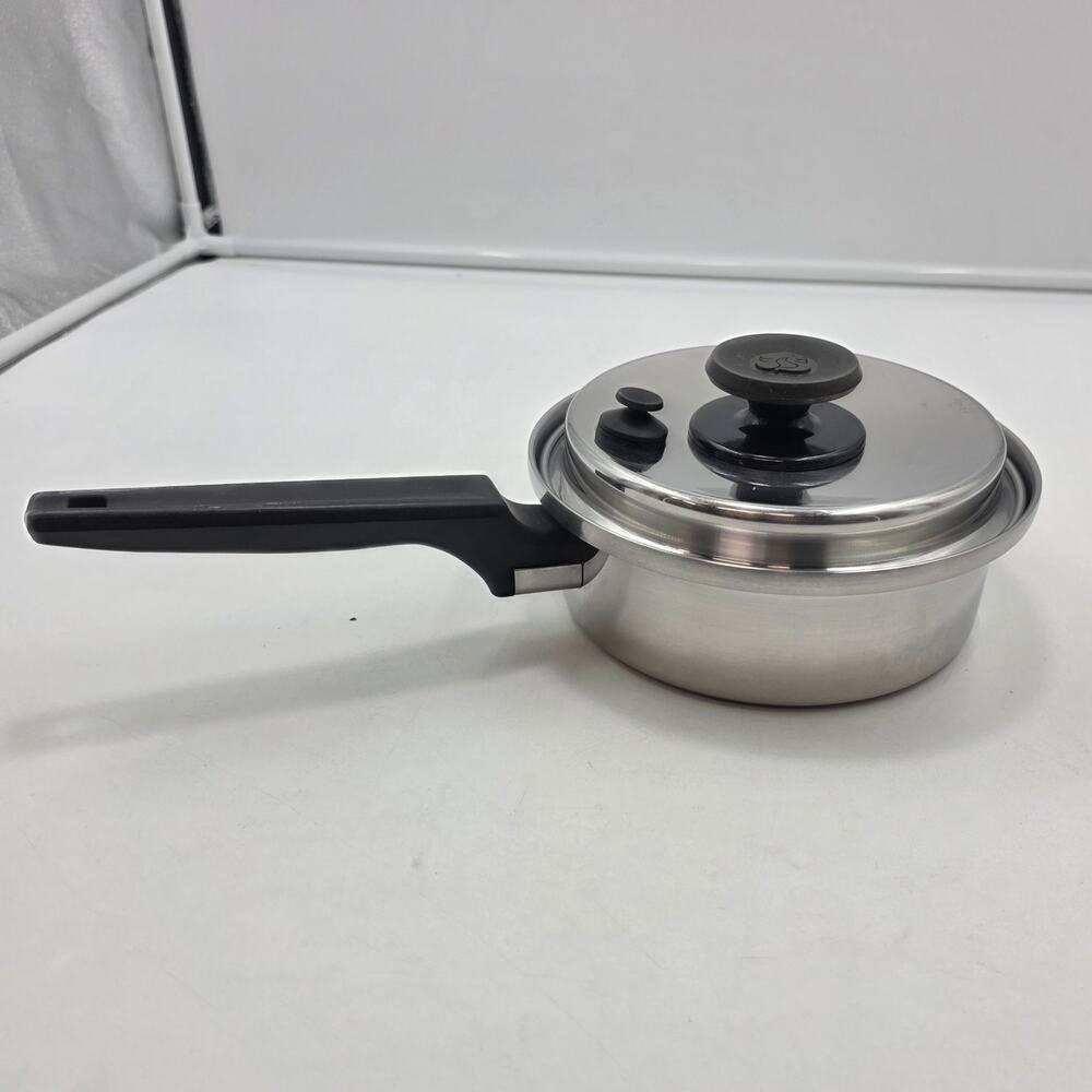 VTG Royal Prestige 7 ply SS Titanium Silver Alloy Copper  1 QT Saucepan with Lid